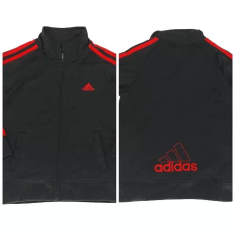 adidas trainingsjacke schwarz mit roten streifen|Adidas Trainingsjacken online kaufen .